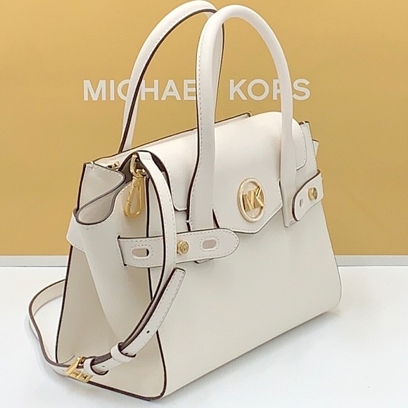 MICHAEL KORS
Carmen Medium Flap Belted Satchel OPTIC WHITE COLOR - Picture 6 of 16